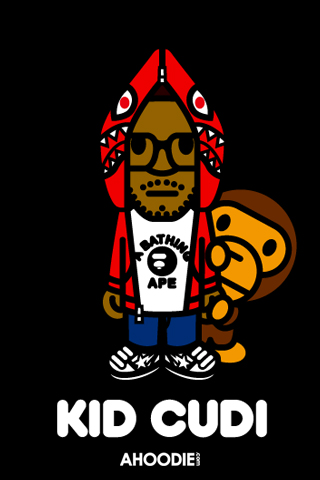 bape wallpapers. Kid Cudi X ape X Baby Mildo