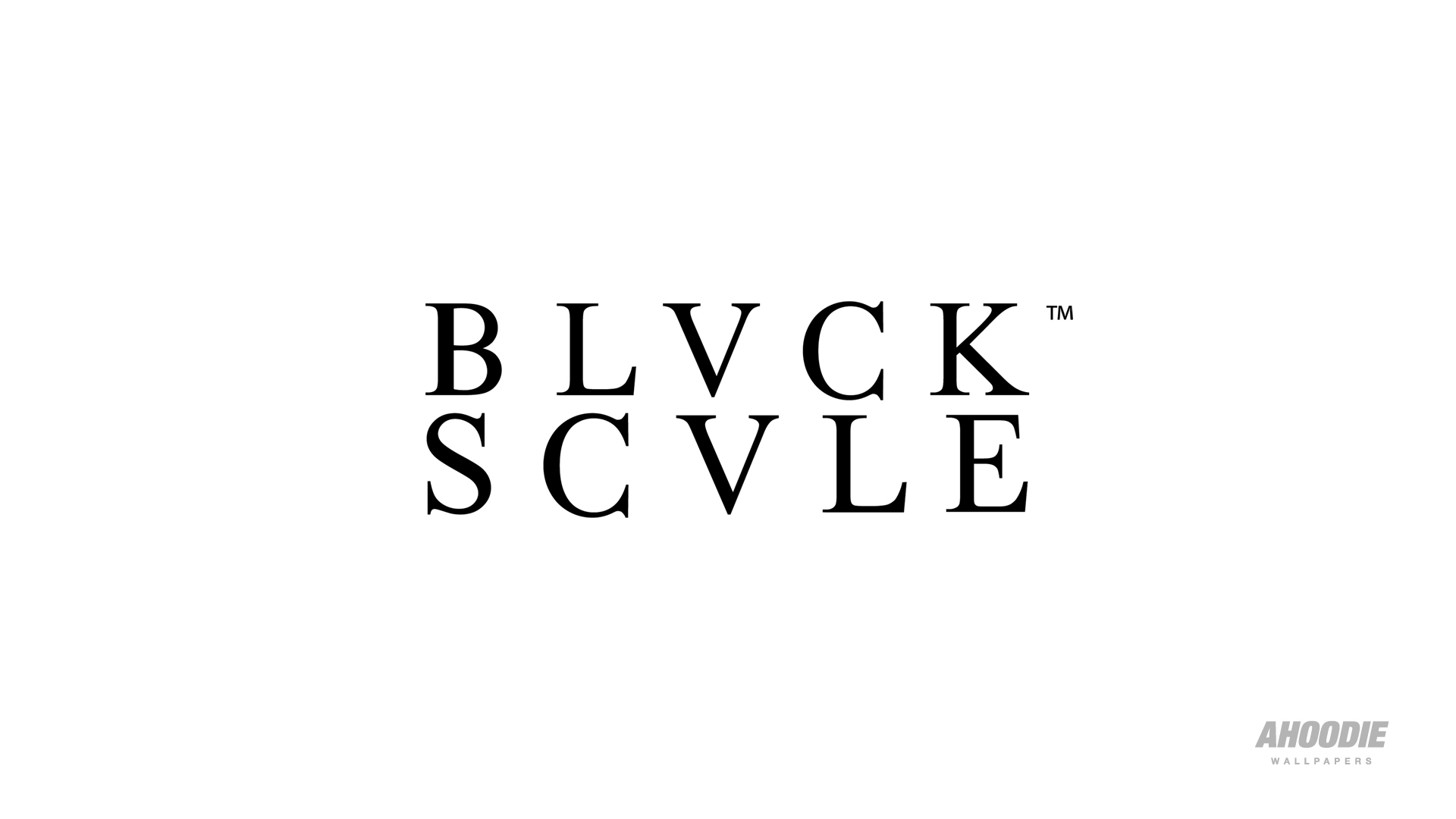 black scale logo